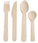 Wooden Cutlery 48pcs